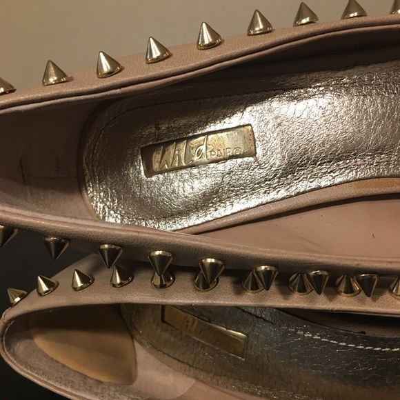 Spiked Studded Platform 5” Heels Size 8M - Picture 7 of 8